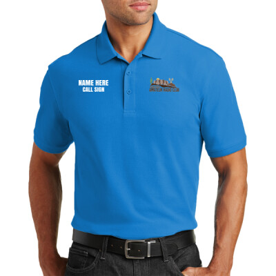 Classic Pique Polo with name & sleeve flags Thumbnail